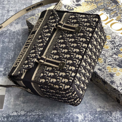 High Quality Luxury Dior Diorcamp Messenger Bag Blue product detail