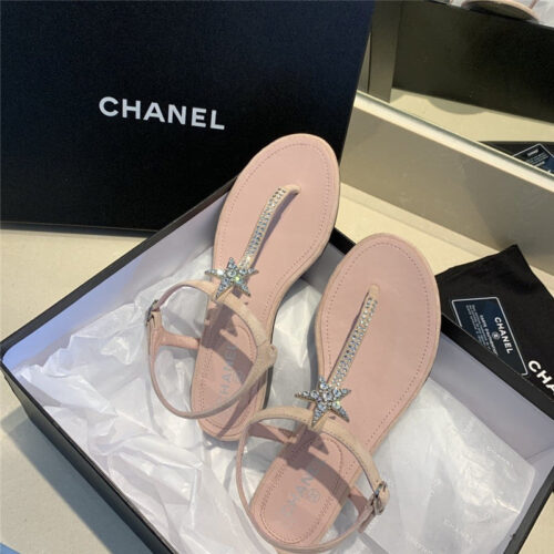High Quality Luxury Chanel Rhinestone Dad Sandals – Style 25222 product detail
