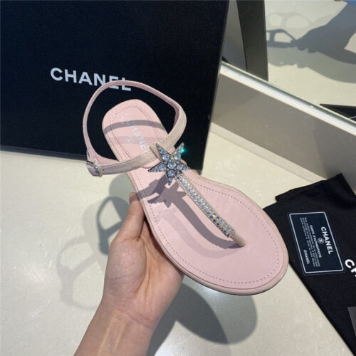 High Quality Luxury Chanel Rhinestone Dad Sandals – Style 25222 product detail