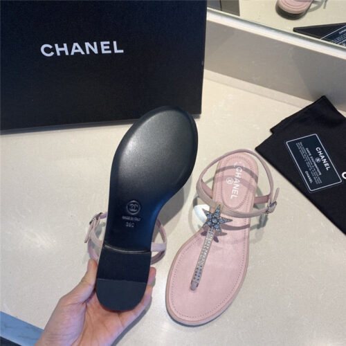 High Quality Luxury Chanel Rhinestone Dad Sandals – Style 25222 product detail