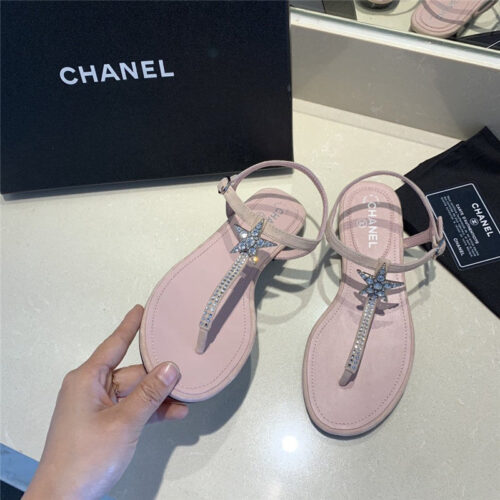 High Quality Luxury Chanel Rhinestone Dad Sandals – Style 25222 product detail