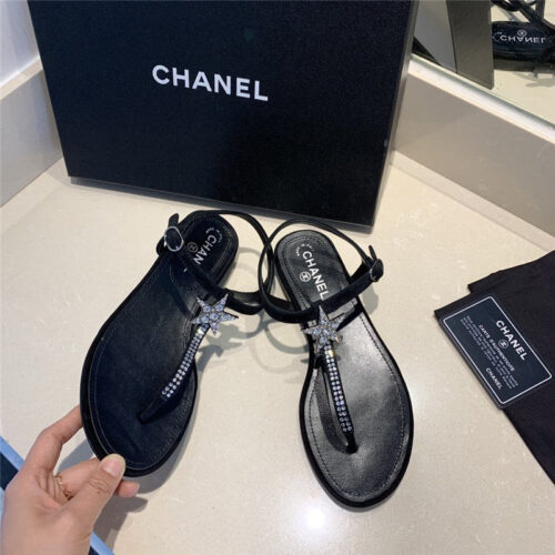 High Quality Luxury Chanel Rhinestone Dad Sandals product detail