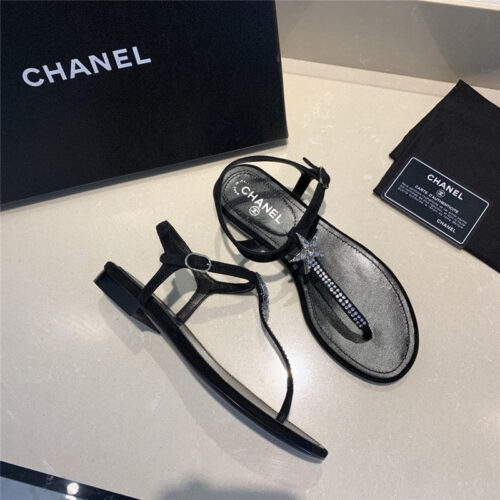 High Quality Luxury Chanel Rhinestone Dad Sandals product detail