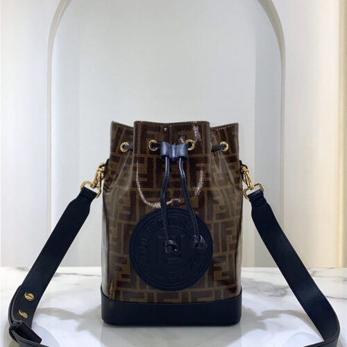 High Quality Luxury Fendi Drawstring Handbag