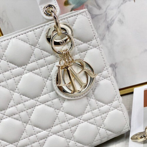 High Quality Luxury Lady Dior Letter Bag White product detail