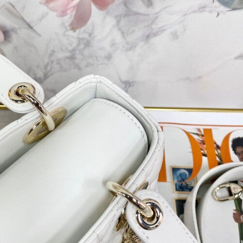 High Quality Luxury Lady Dior Letter Bag White product detail