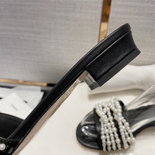High Quality Luxury Chanel Pearl Slippers Shoes Fake Shoes – Style 25958 product detail