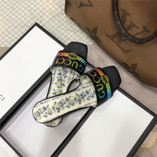 High Quality Luxury Gucci Flip Flops Women – Style 86451 alternate view