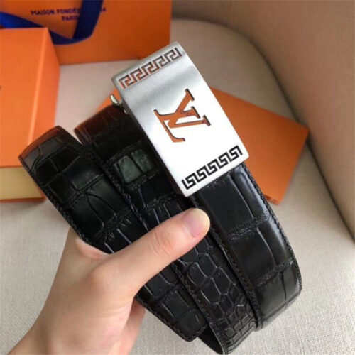 High Quality Luxury LV Mens Automatic Belt
