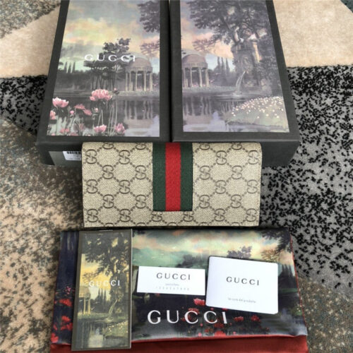 High Quality Luxury Canvas Mens Gucci Wallet product detail