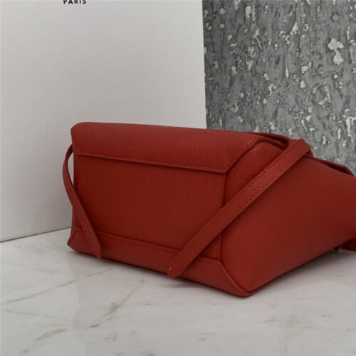 High Quality Luxury Celine Belt Nano Bag Red product detail