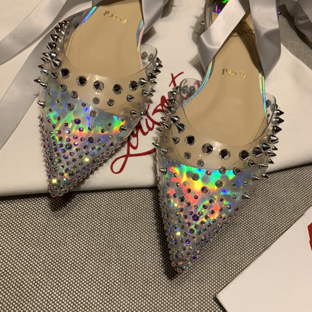 High Quality Luxury Christian Louboutin Stud Sandals – Style 80596 product detail