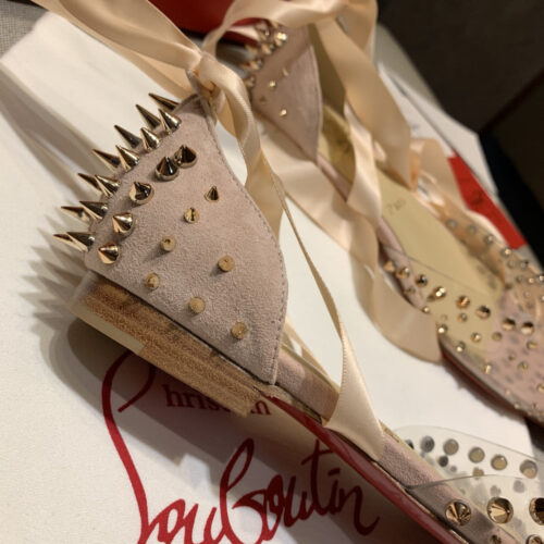 High Quality Luxury Christian Louboutin Stud Sandals – Style 75508 product detail