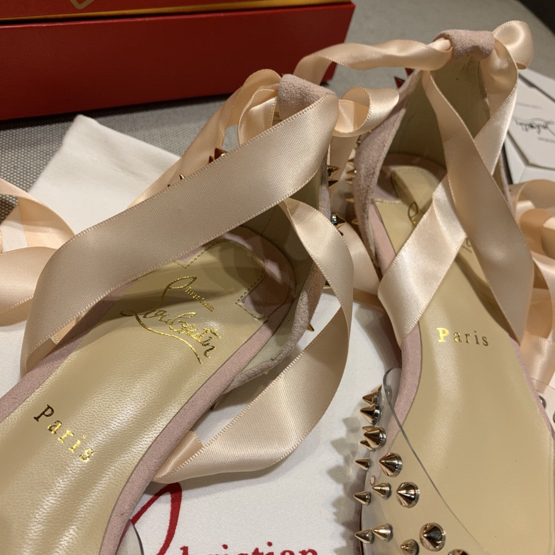 High Quality Luxury Christian Louboutin Stud Sandals – Style 75508 product detail