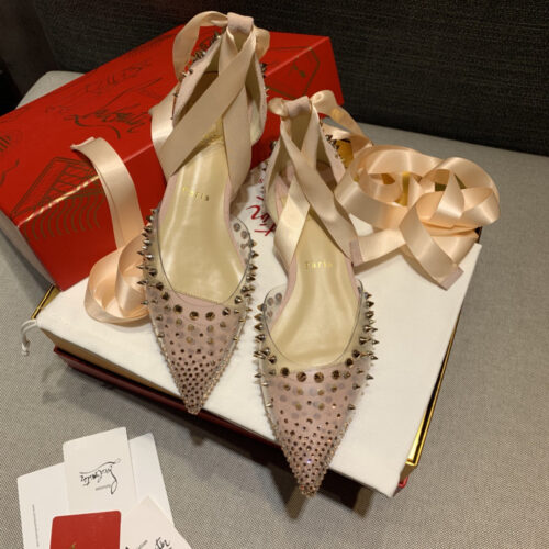 High Quality Luxury Christian Louboutin Stud Sandals – Style 75508 product detail