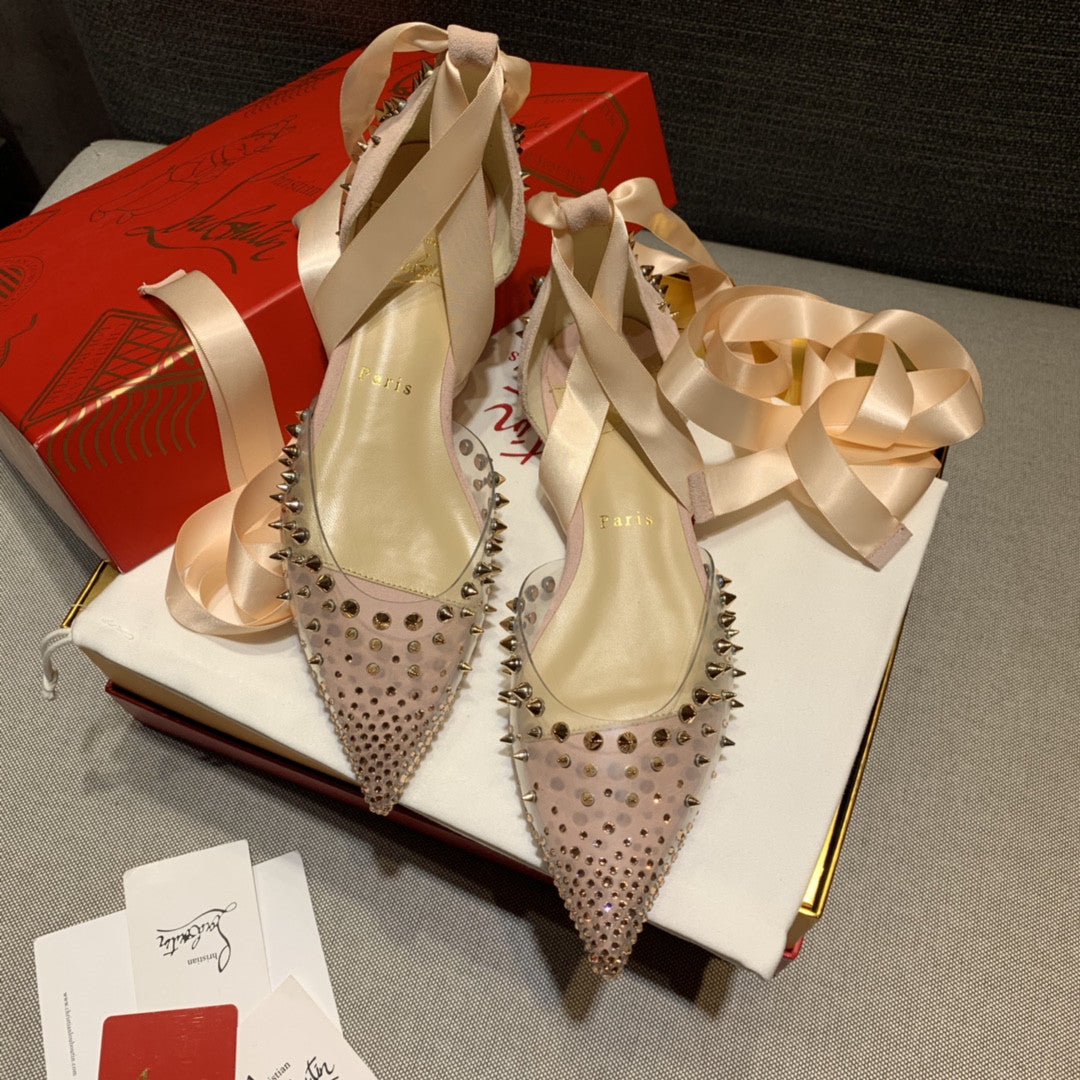 High Quality Luxury Christian Louboutin Stud Sandals – Style 75508 product detail