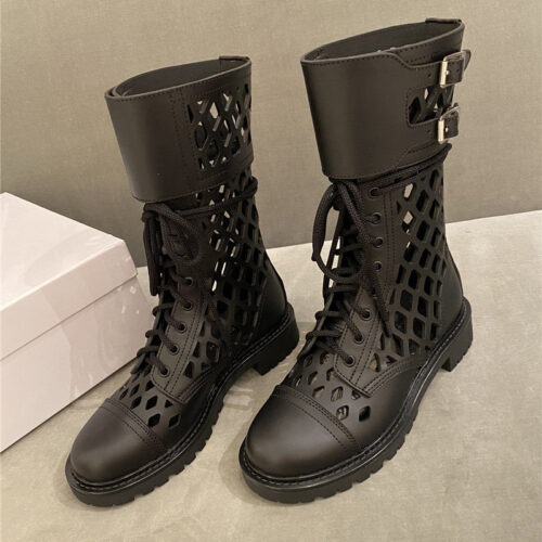 High Quality Luxury Dior Cutout Boots