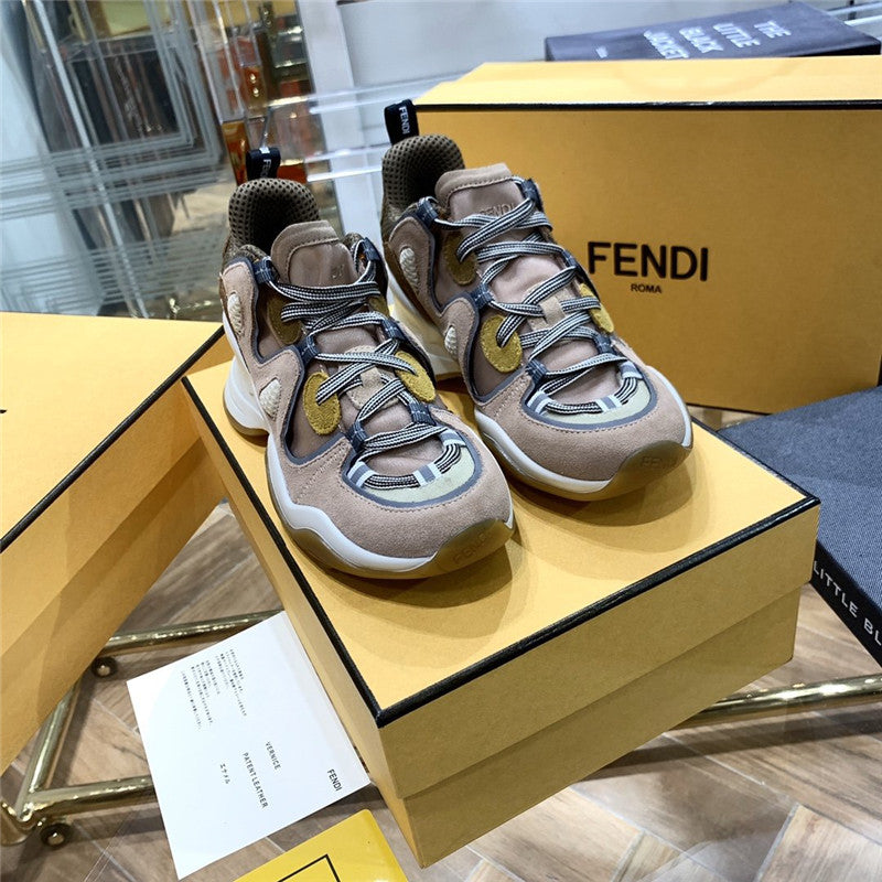 High Quality Luxury Ffluid Suede And Mesh Sneakers – Style 47100 product detail