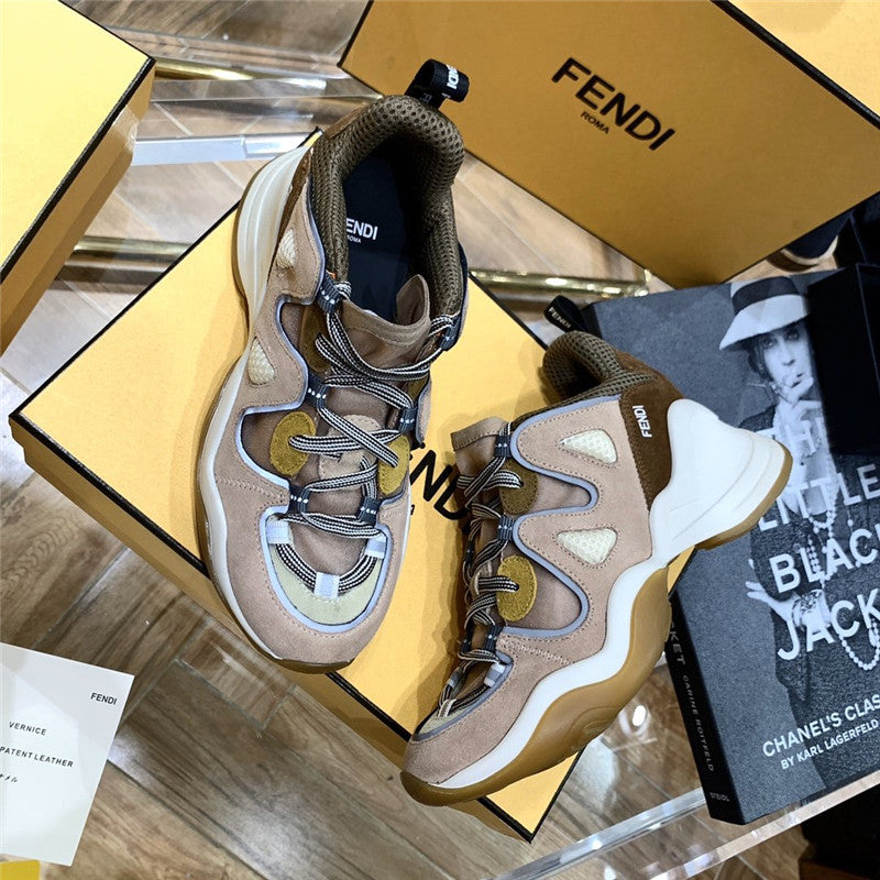 High Quality Luxury Ffluid Suede And Mesh Sneakers – Style 47100 product detail