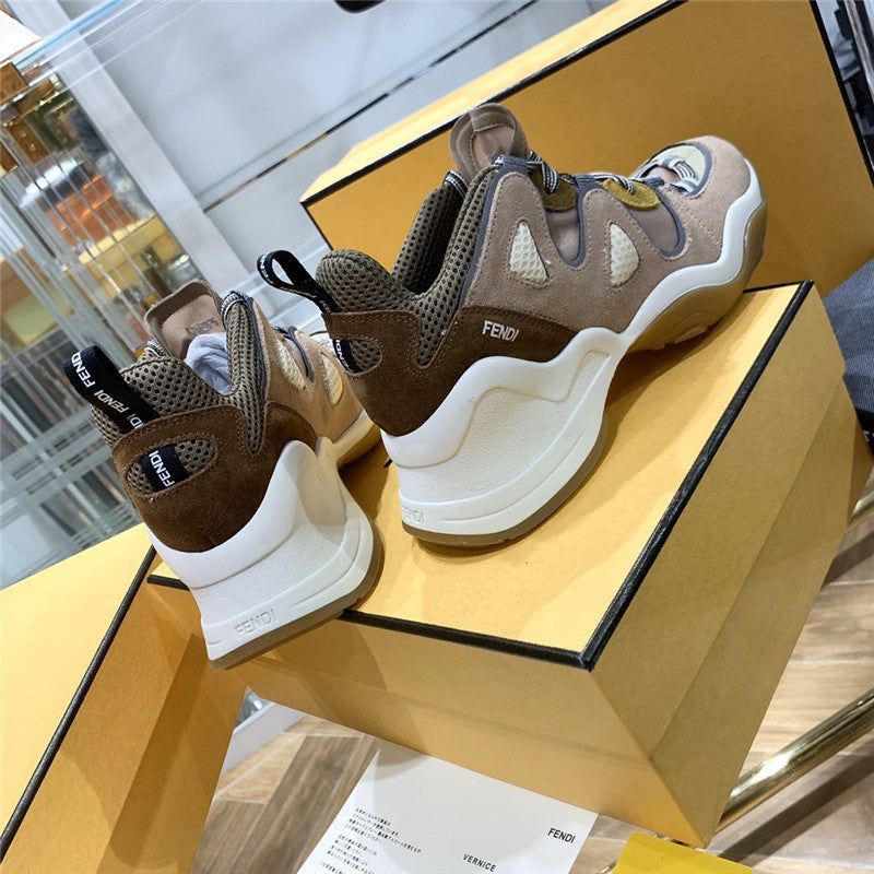 High Quality Luxury Ffluid Suede And Mesh Sneakers – Style 47100 product detail
