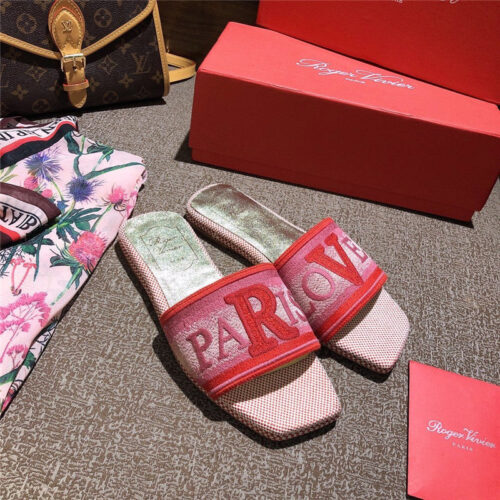 High Quality Luxury Vivier Loves Paris Mules Slipper product detail