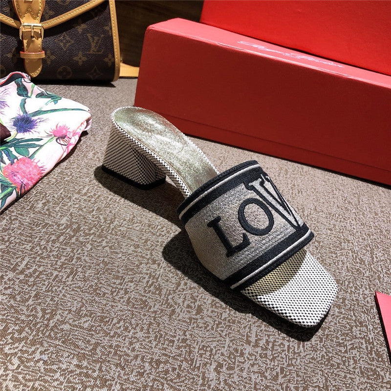 High Quality Luxury Vivier Loves Paris Mules – Style 27860 product detail