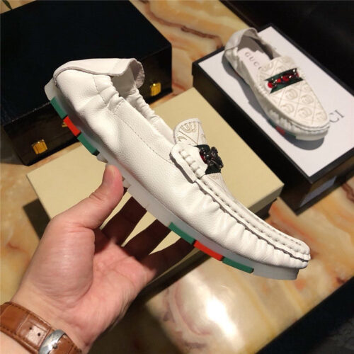 High Quality Luxury Gucci Mens Casual Shoes Sneakers White product detail