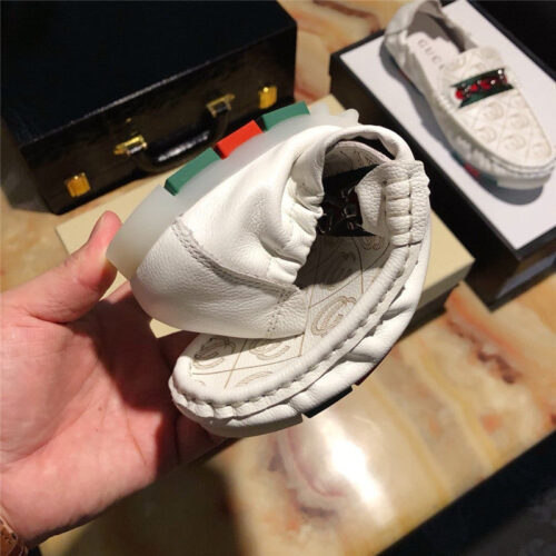 High Quality Luxury Gucci Mens Casual Shoes Sneakers White product detail