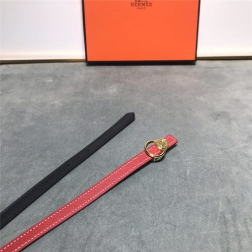 High Quality Luxury Hermes Belt Women Red product detail