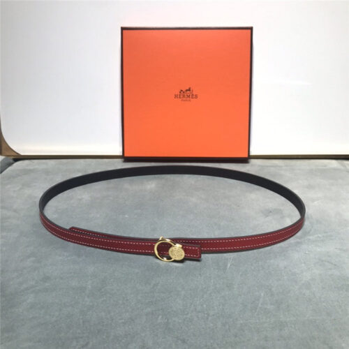 High Quality Luxury Hermes Belt Women Red product detail