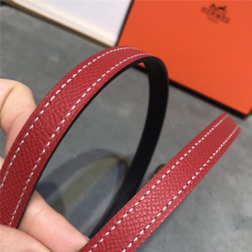 High Quality Luxury Hermes Belt Women Red product detail