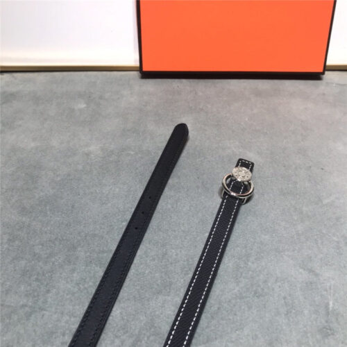 High Quality Luxury Hermes Belt Women Black 13Mm product detail