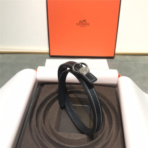 High Quality Luxury Hermes Belt Women Black 13Mm product detail