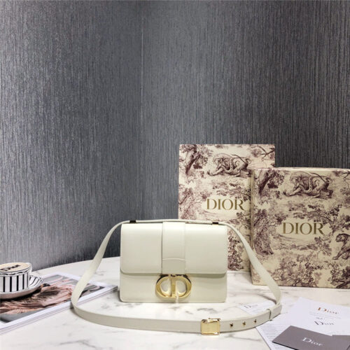 High Quality Luxury Dior 30 Montaigne Bag White Box
