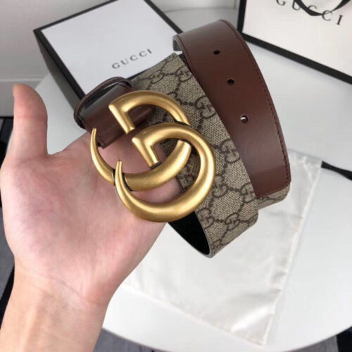 High Quality Luxury Gucci Belt 40Mm GG Big Buckle product detail