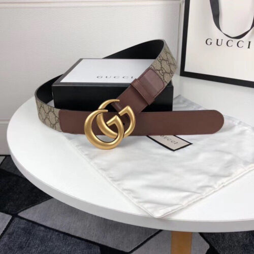 High Quality Luxury Gucci Belt 40Mm GG Big Buckle alternate view
