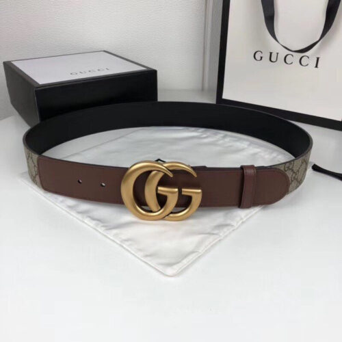 High Quality Luxury Gucci Belt 40Mm GG Big Buckle
