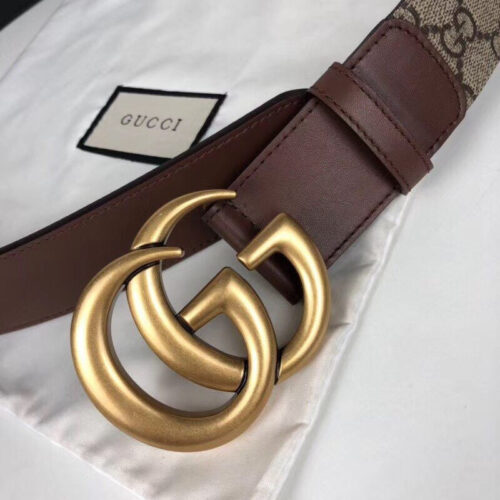 High Quality Luxury Gucci Belt 40Mm GG Big Buckle product detail