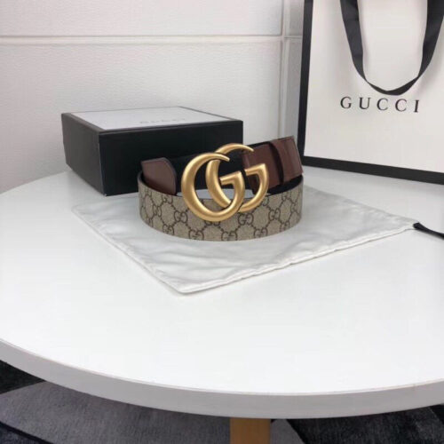 High Quality Luxury Gucci Belt 40Mm GG Big Buckle product detail