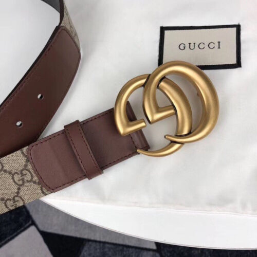 High Quality Luxury Gucci Belt 40Mm GG Big Buckle product detail