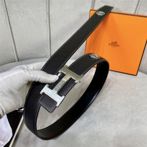 High Quality Luxury Hermes Belt Women Black product detail