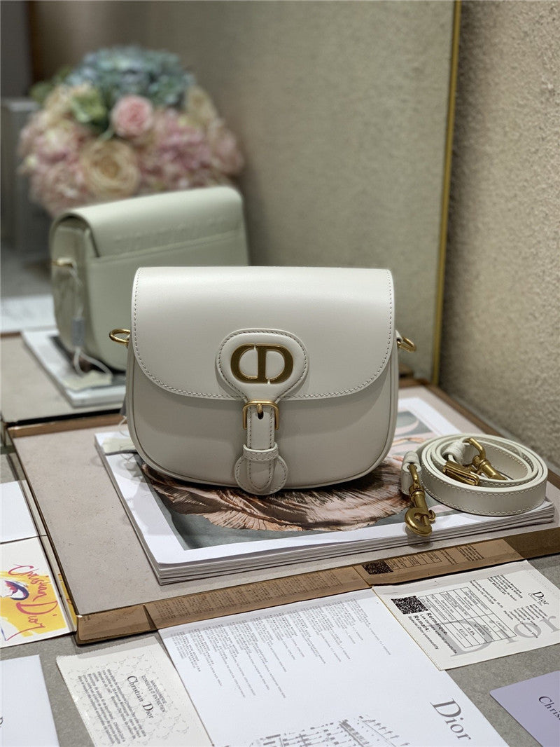 High Quality Luxury Dior Bobby Bag White