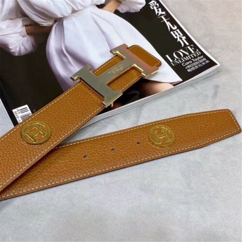 High Quality Luxury Hermes Belt Gold product detail