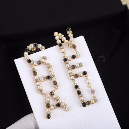 High Quality Luxury Chanel Letter Earrings – Ref Rh-50139 alternate view