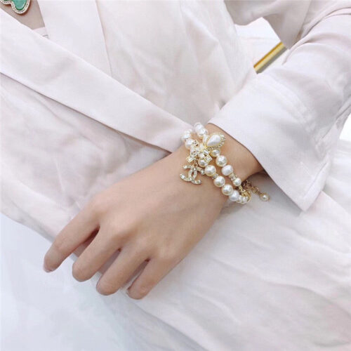 High Quality Luxury Chanel Pearl Bracelet – Style 50313 product detail