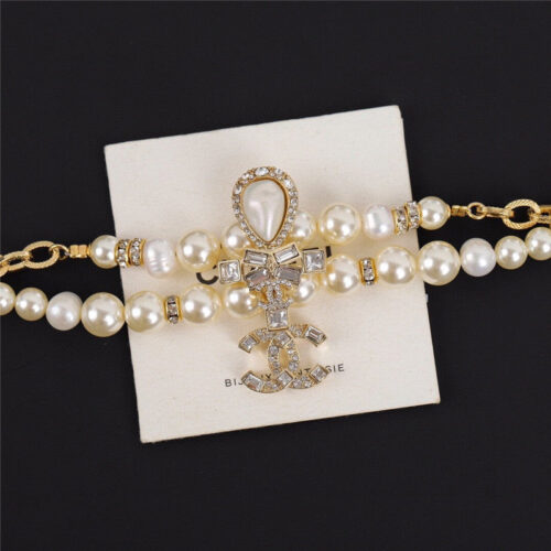 High Quality Luxury Chanel Pearl Bracelet – Style 50313 product detail
