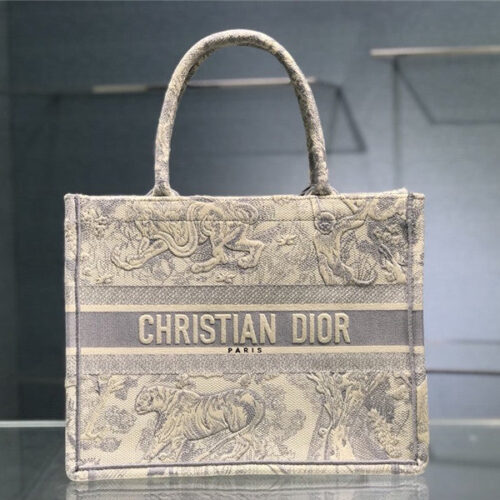 High Quality Luxury Toile De Jouy Dior Book Tote