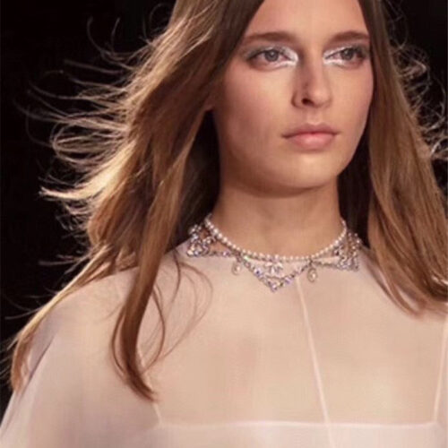 High Quality Luxury Chanel Diamond Necklace alternate view