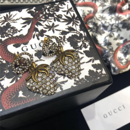 High Quality Luxury Gucci Strawberry Earrings product detail
