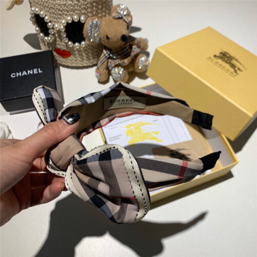 High Quality Luxury Burberry Headband Womens product detail